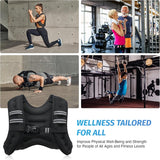 Elevate Your Workout: Versatile Weighted Vest for Strength Training, Running, and Fitness - Available in 6Lb to 30Lb Options with Reflective Stripe