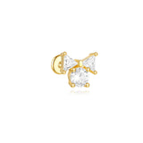 Heart round Ball Flat Helix Piercing Earring 925 Sterling Silver Ear Studs Geometric Zircon Exquisite Trinket Studs Aretes
