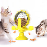 360 Interactive Wheel Treat Leaking Toy for Small Cat Dogs