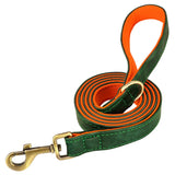 Soft Leather Padded Collar For Large Dogs