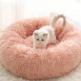Warm Detachable and Washable Round Plush Pet Nest For Winter
