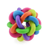 Interactive Bell Rainbow Chewing Playing Fetching Nice Ball For Cats