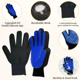 Hair Remover Deshedding Cleaning Massage Gloves For Pets