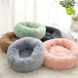 Warm Detachable and Washable Round Plush Pet Nest For Winter