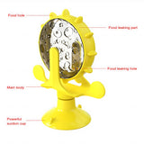 360 Interactive Wheel Treat Leaking Toy for Small Cat Dogs