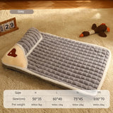 Fluff Sleeping Removable & Washable Luxury Sofa Plaid Bed for Small Medium Dogs