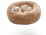 Warm Detachable and Washable Round Plush Pet Nest For Winter