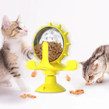 360 Interactive Wheel Treat Leaking Toy for Small Cat Dogs