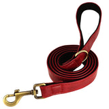 Soft Leather Padded Collar For Large Dogs