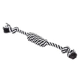 Durable Braided Bone Chewing Rope Colorful Cotton Knot Toys For Puppy
