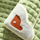 Fluff Sleeping Removable & Washable Luxury Sofa Plaid Bed for Small Medium Dogs