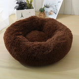 Warm Detachable and Washable Round Plush Pet Nest For Winter