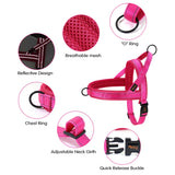 Soft Padded & Durable Reflective Harnesses For Pet Training