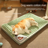 Fluff Sleeping Removable & Washable Luxury Sofa Plaid Bed for Small Medium Dogs