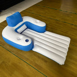 Inflatable Electric Float Row Propeller Single Float Chair Water Driving Float Ring Floating Chair